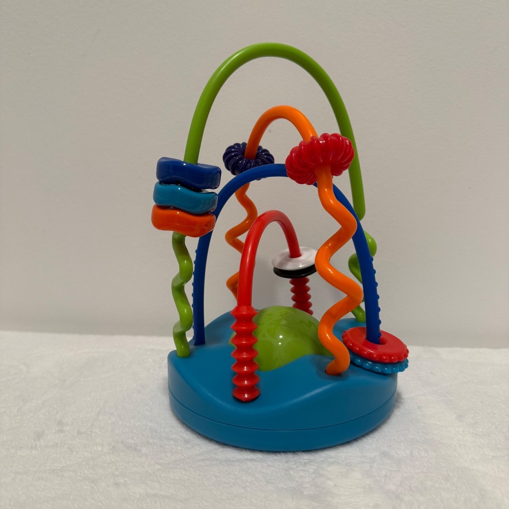 Infantino‎ Spiral Activity Toy Baby Toddler Sensory Play Beads Colors Oball